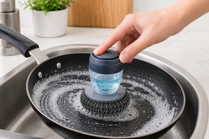 Soap Dispensing Cleaning Brush
