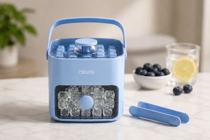 Ice Cube Storage Box with Press Lid